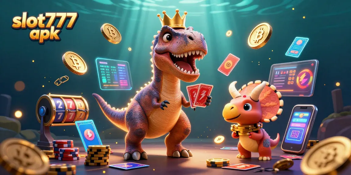 Experience thrilling gameplay with slot777 apk featuring vibrant 3D characters and casino elements.
