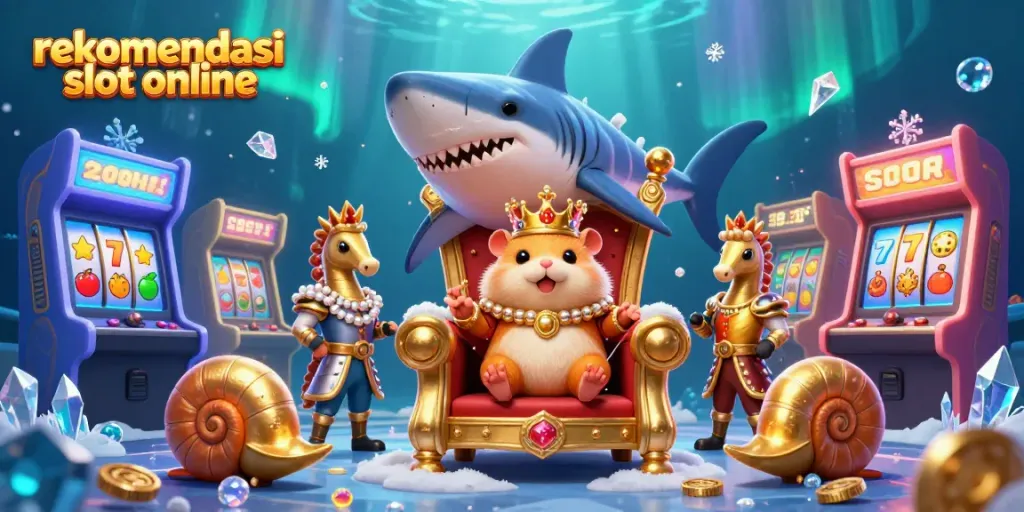 Rekomendasi slot online dengan ilustrasi kasino 3D menarik yang melibatkan karakter unik dan elemen permainan.
