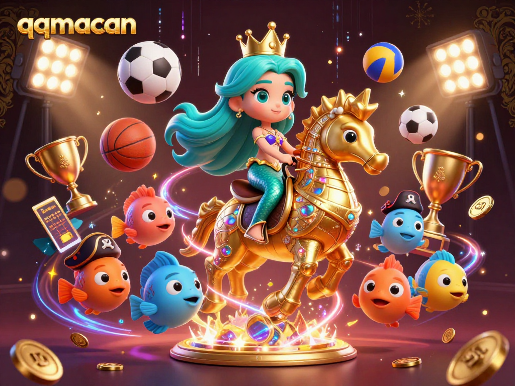 Join the exciting world of qqmacan with vibrant characters and dynamic sports betting action.