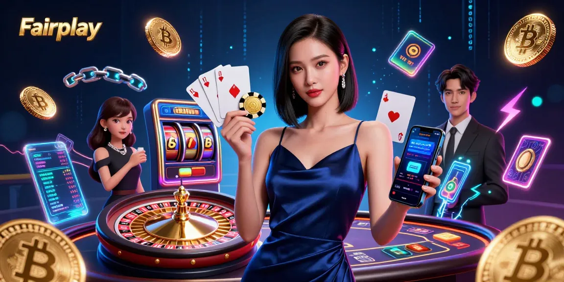 Engage with Fairplay casino features showcasing an elegant player immersed in the game.