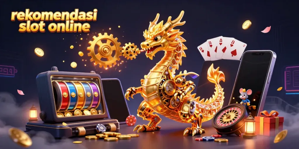 Rekomendasi slot online dengan ilustrasi permainan kasino 3D yang menarik.