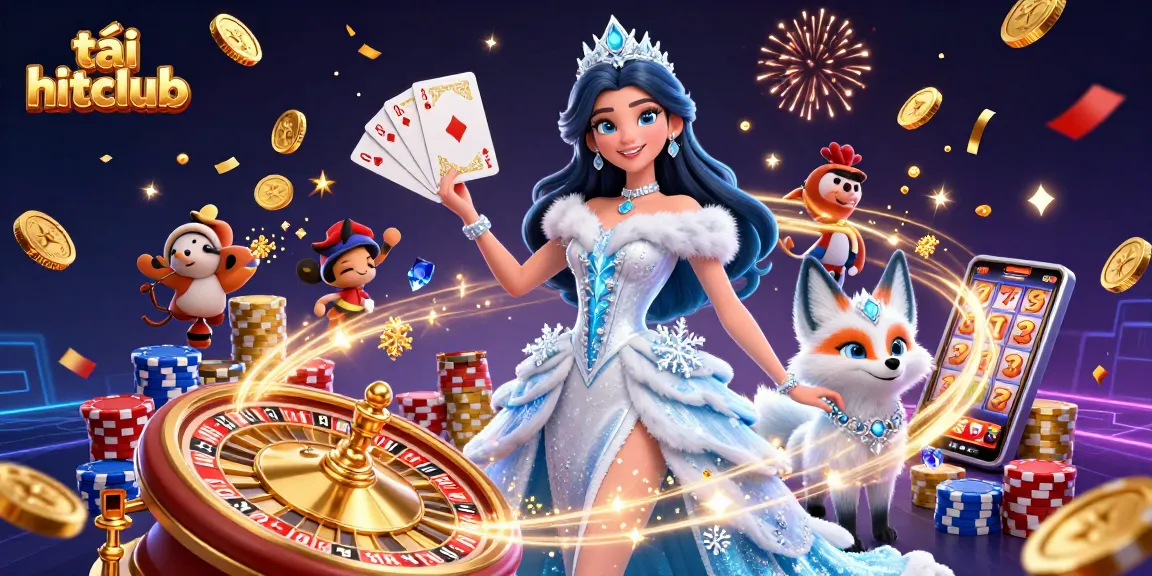 Experience the excitement of tải hitclub with vibrant characters and dynamic casino elements.