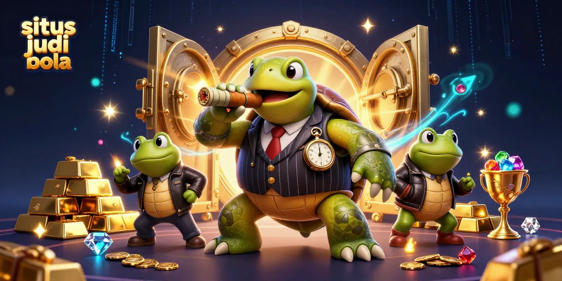 Engage in exhilarating action at situs judi bola with unique characters and casino-themed elements.