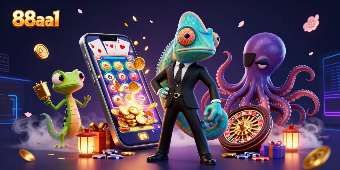 Experience thrilling gameplay at 88aa1 with vibrant casino elements, interactive games, and exciting prizes.