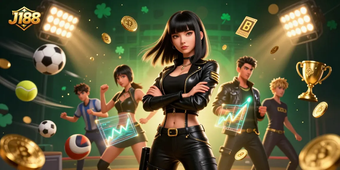 Experience thrilling sports betting at J188 with dynamic 3D elements and energy-packed gameplay.