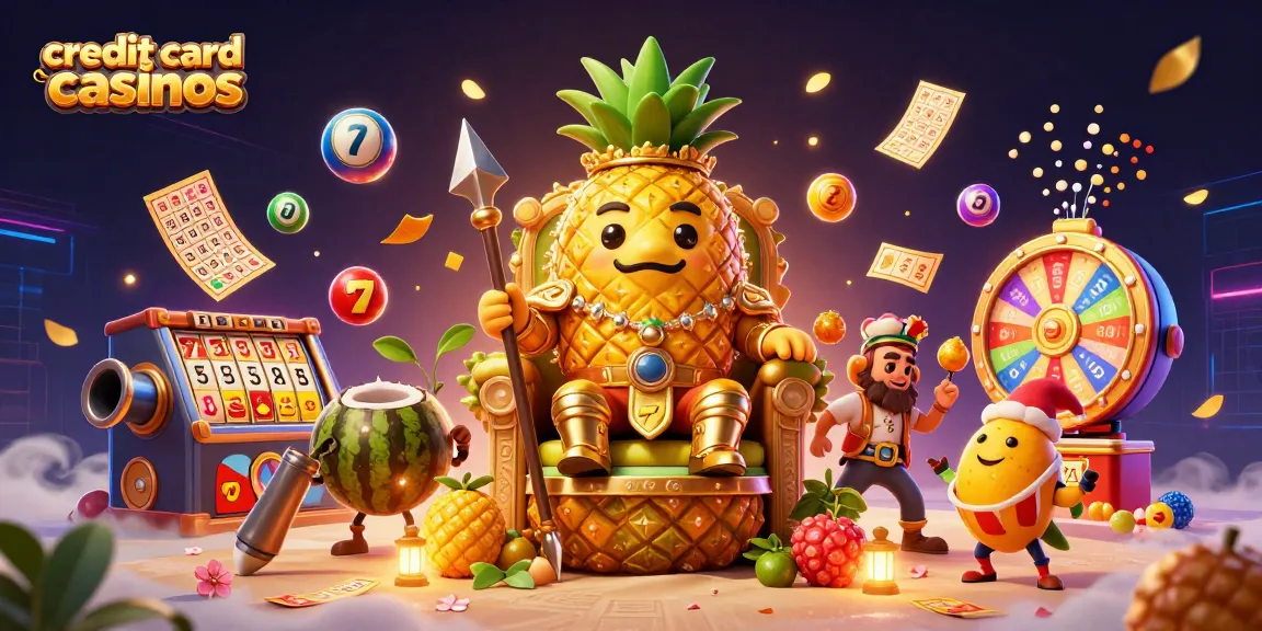 Engage with exciting credit card casinos, featuring vibrant game elements and a lively casino atmosphere.