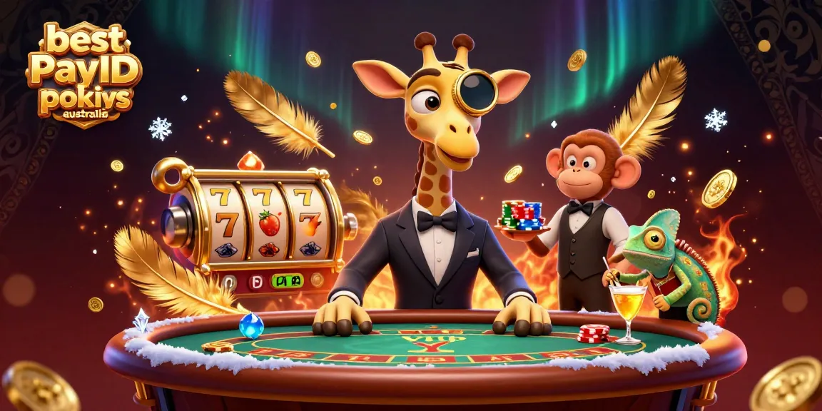 Experience thrilling gameplay with the best PayID pokies Australia featuring vibrant characters and dynamic casino action.