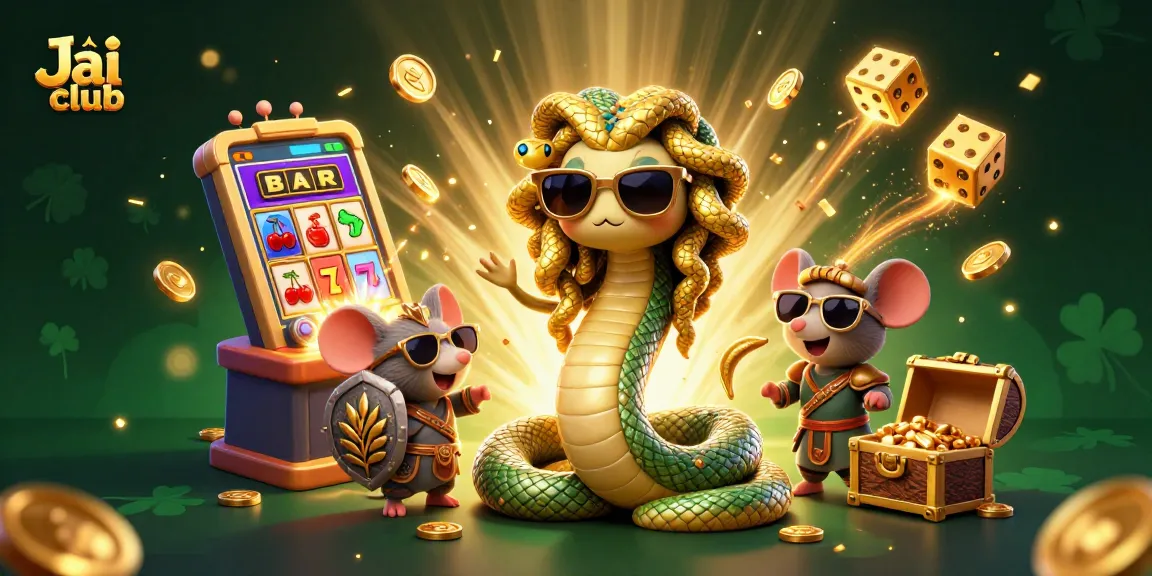 Experience thrilling jackpots and games at Jai club with Medusa and lucky symbols.
