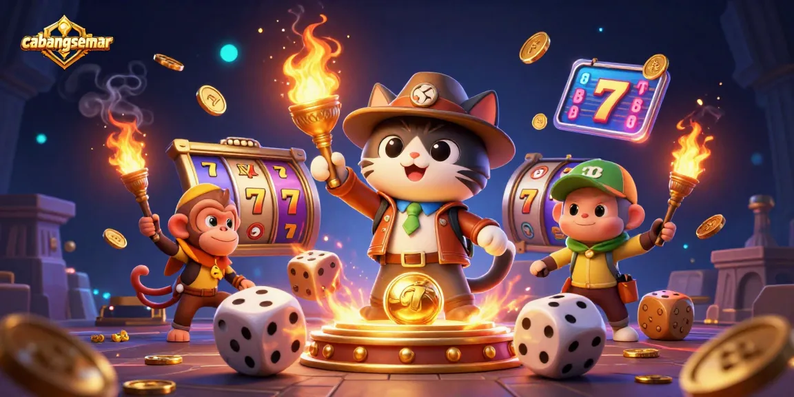 Menangkan jackpot di cabangsemar sambil petualangan bersama kucing arkeolog dalam kasino