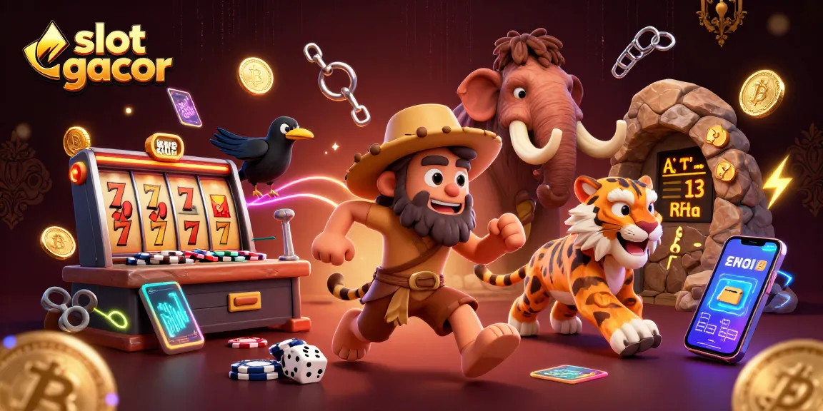Experience the thrill of slot gacor gameplay with unique prehistoric characters in action.