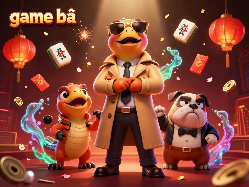 Experience game bài like never before with playful raptors exploring a vibrant casino.
