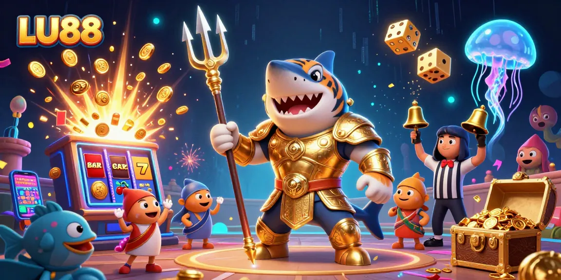 LU88 players enjoy an epic jackpot celebration with thrilling slot machines and dynamic casino excitement.