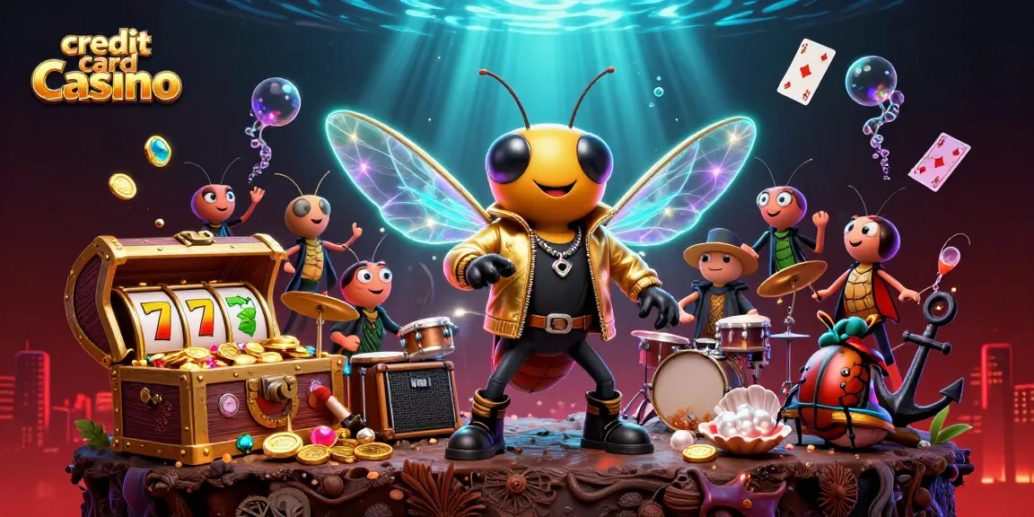 Experience thrilling gameplay at credit card casino with unique 3D illustrations and energetic characters.