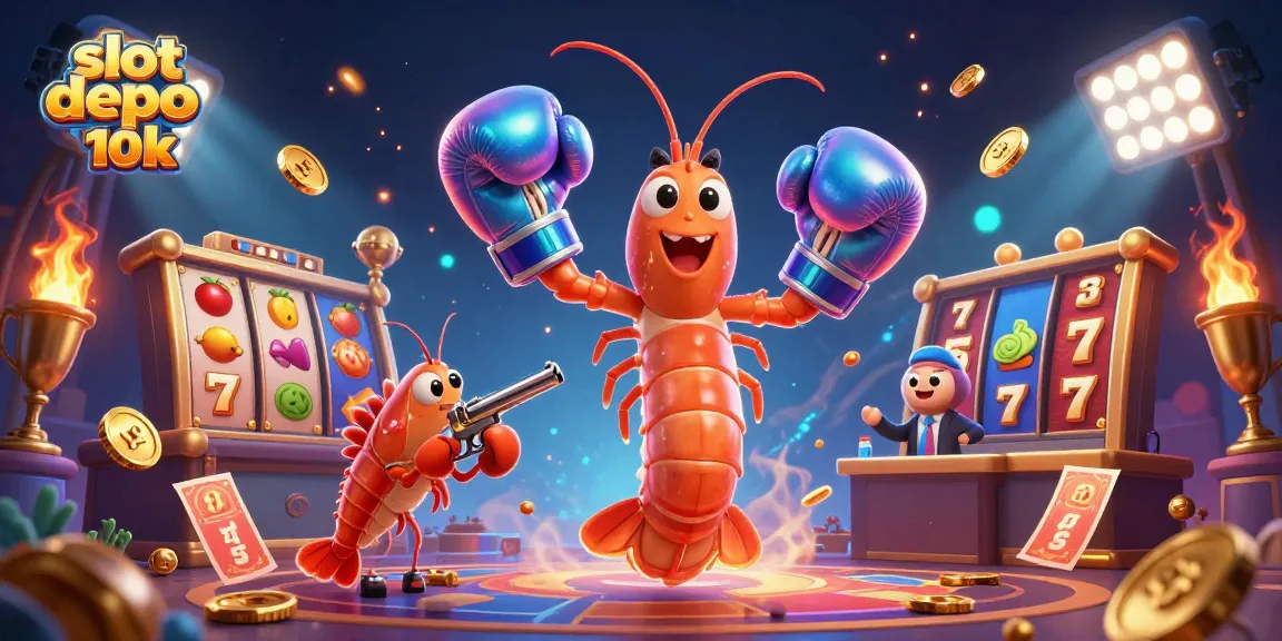 Experience excitement in slot depo 10k with colorful characters, vibrant symbols, and jackpot thrills.