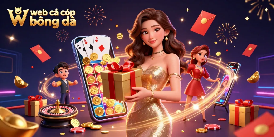 Engage with web cá cược bóng đá through vibrant betting experiences and festive celebrations in this detailed casino illustration.
