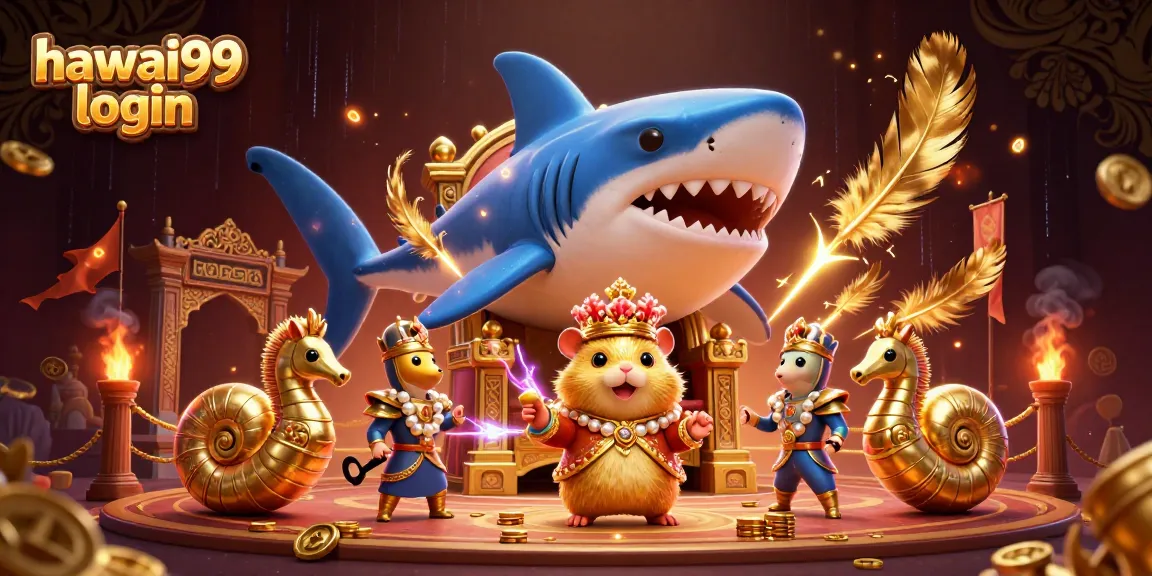 Experience thrilling gameplay with hawai99 login in this vibrant casino-themed 3D illustration.