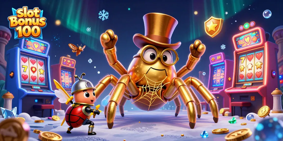Experience the excitement of slot bonus 100 gameplay with vibrant casino-themed elements and characters.