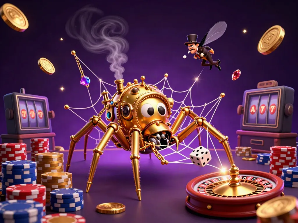 Experience thrilling gameplay with sunwin 2026 in this dynamic 3D casino scene featuring vibrant characters and elements.