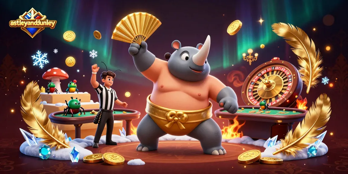 Experience the vibrant action of astleyanddunley, featuring a beetle champion in a live casino setting.