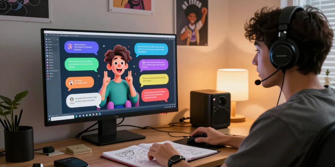 Engaging user with customizable NSFW AI companion in a vibrant digital chat environment.