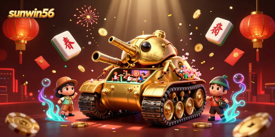 Experience vibrant gameplay with sunwin56's golden beetle tank casino in dazzling 3D. Celebrate winning moments!