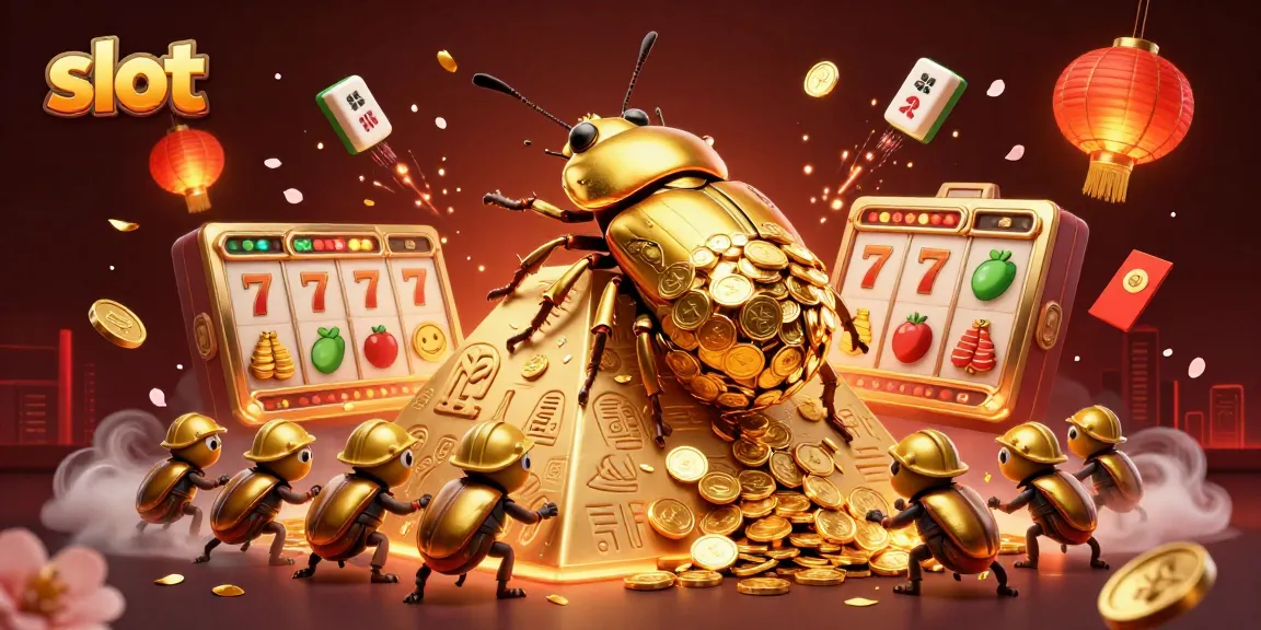 Spin the slot reels with vibrant 3D cartoon characters amidst gold coins and festive symbols.