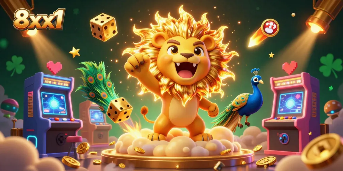 8xx1 showcases an exciting casino atmosphere with dynamic characters and vibrant gaming elements.
