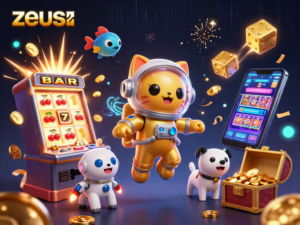 Experience thrilling gameplay with zeus at the center of a vibrant, jackpot-filled casino scene.