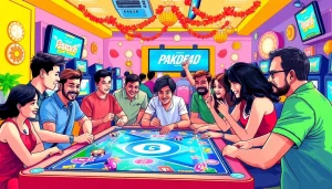 Rasakan keseruan PAKDE4D game dengan pemain berbagi momen bahagia dan warna-warni.