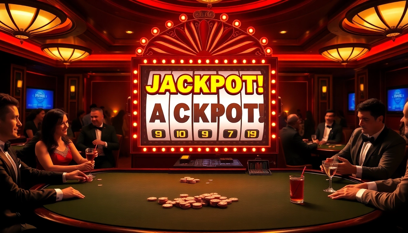 Players thrillingly engage with a luxurious slot machine linked to slot api raja 88 in an exciting casino.